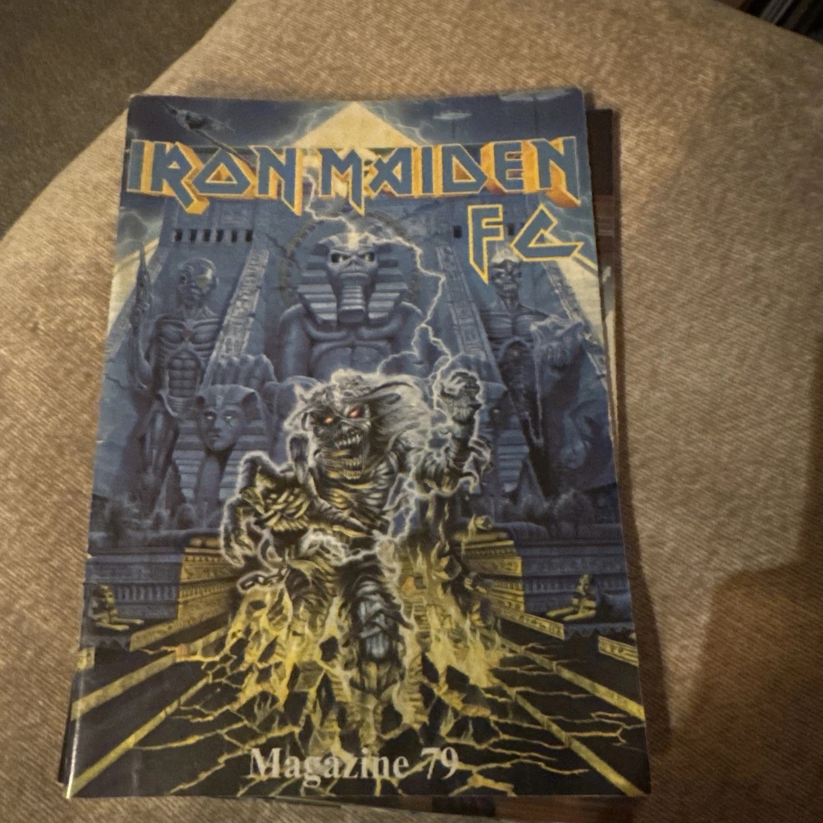 Iron Maiden Bruce Dickinson Magazine Official Fan Club Original Vintage No. 79