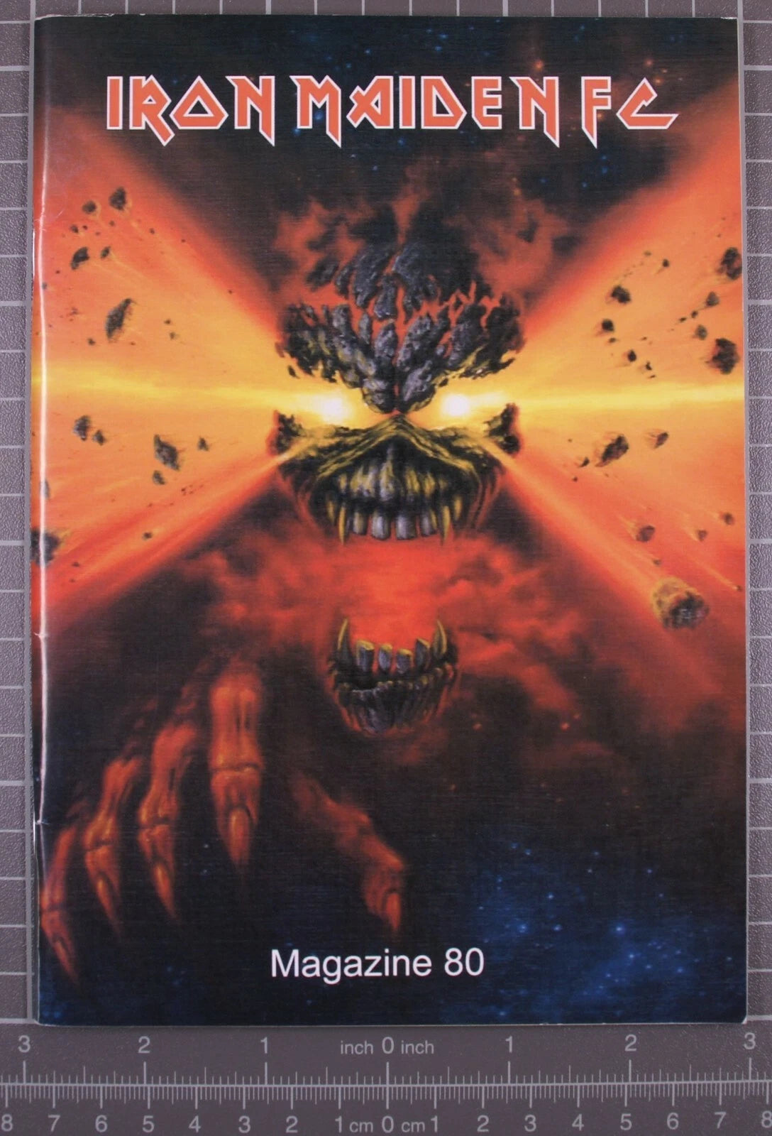 Iron Maiden Bruce Dickinson Magazine Official Fan Club Original Vintage No. 80