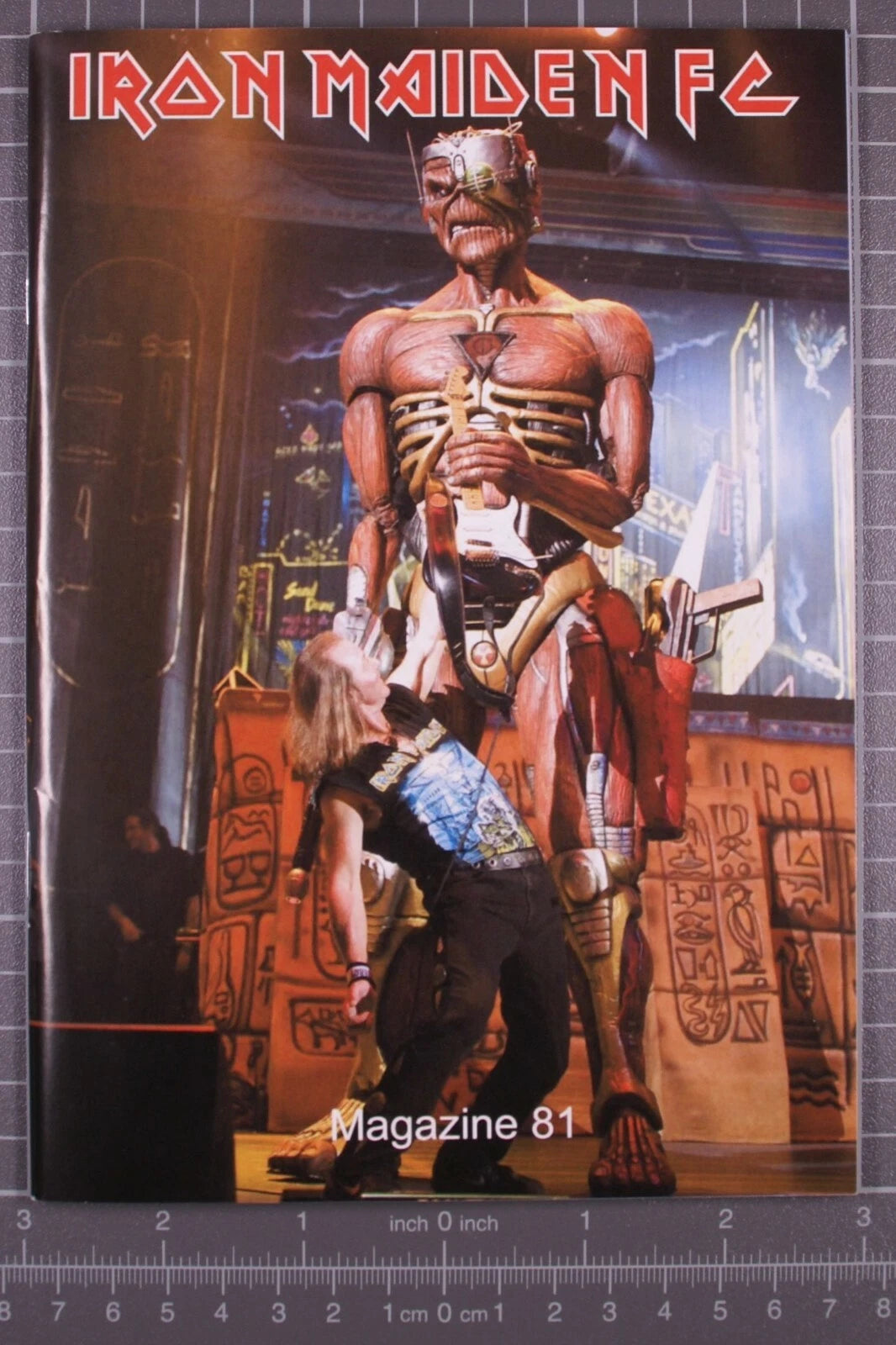 Iron Maiden Bruce Dickinson Magazine Official Fan Club Original Vintage No. 81