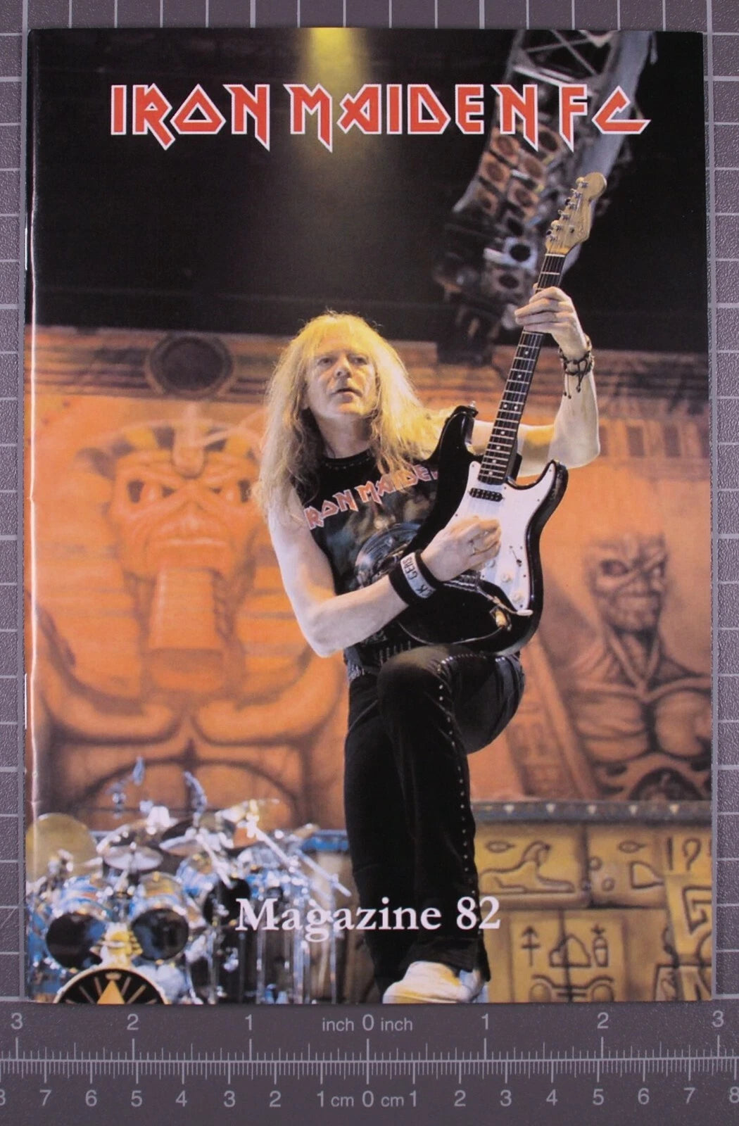 Iron Maiden Bruce Dickinson Magazine Official Fan Club Original Vintage No. 82