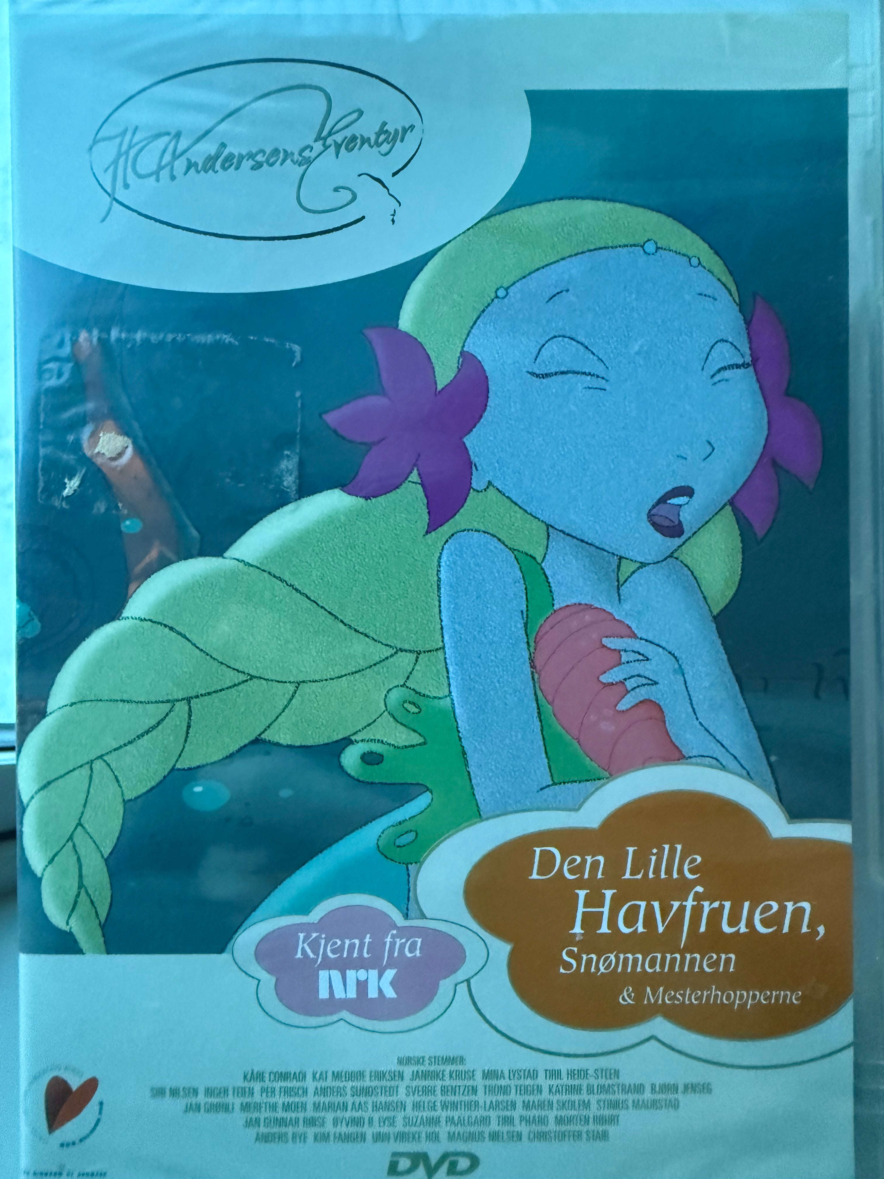 Den Lille Havfruen, Snømannen & Mesterhopperne - DVD