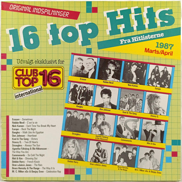 Club Top 16 - Marts/April 1987 Cover