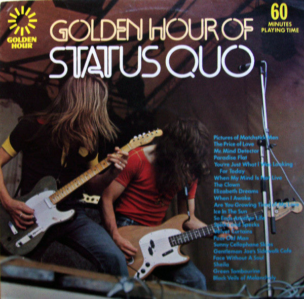 Golden Hour Of Status Quo Cover
