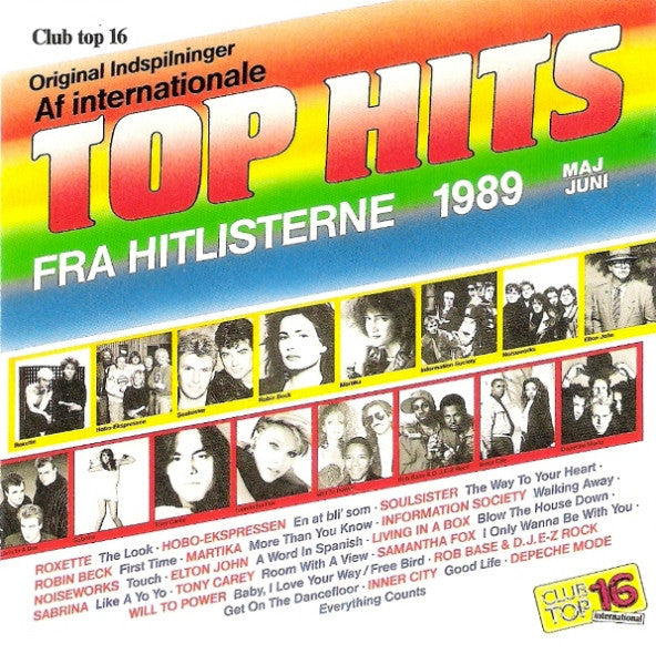 Club Top 16 Internationale Top Hits Maj/Juni '89 Cover