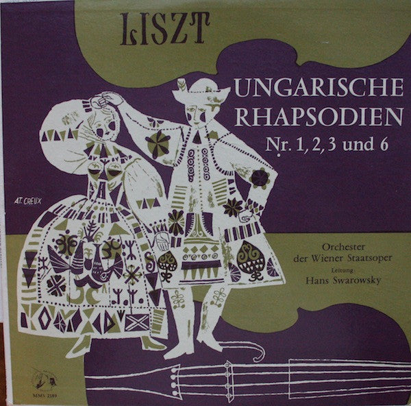 Ungarische Rhapsodien Nr. 1, 2, 3 Und 6 Cover