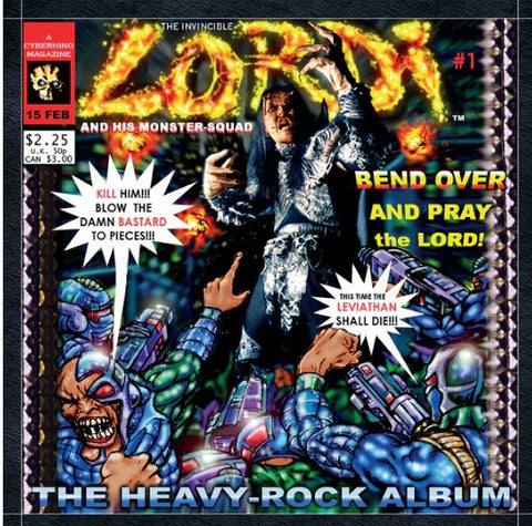 Lordi – Bend Over And Pray The Lord RSD Ltd Numbered Silver/Black Marbled 2LP (VINYL)