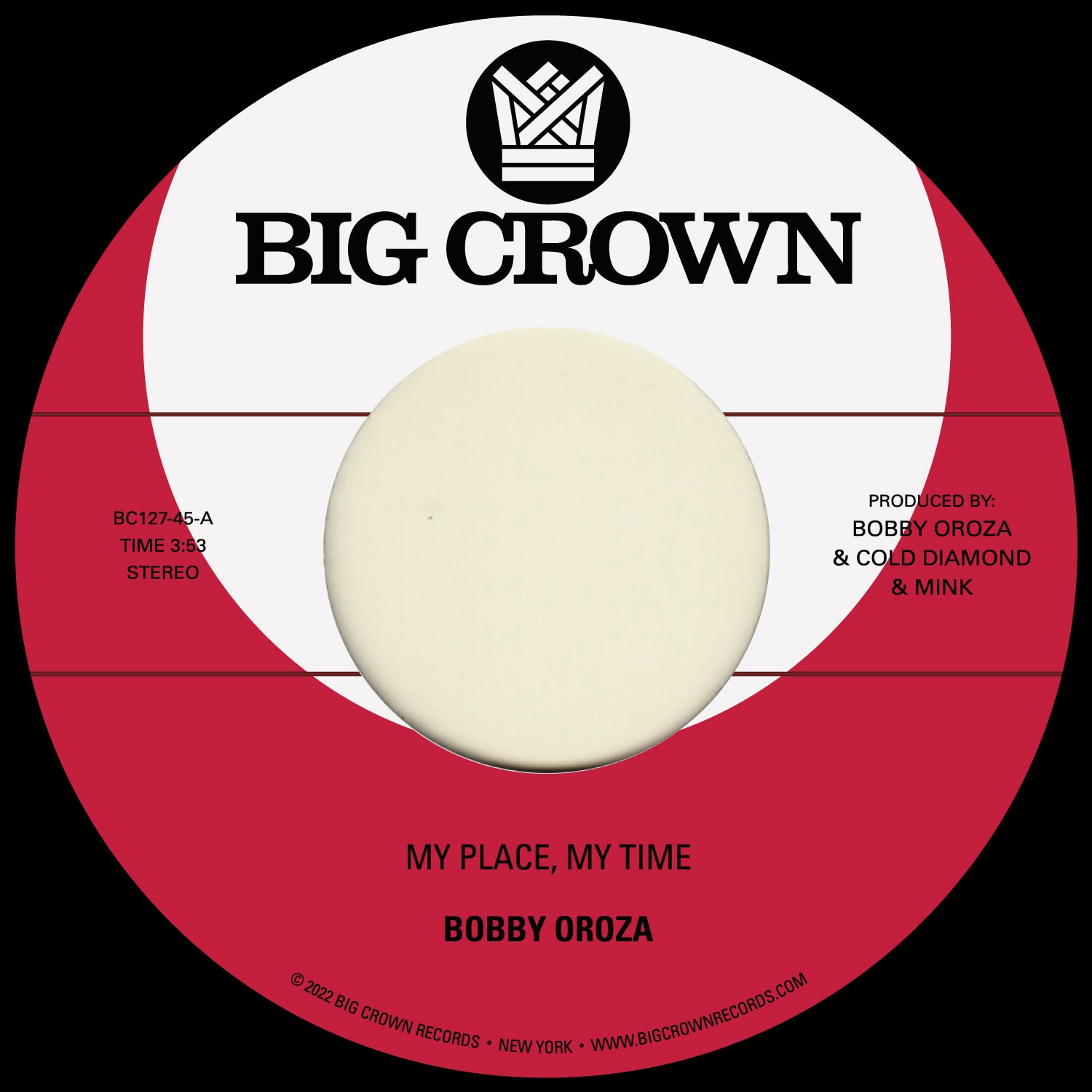 My Place, My Time b/w Through These Tears - 7