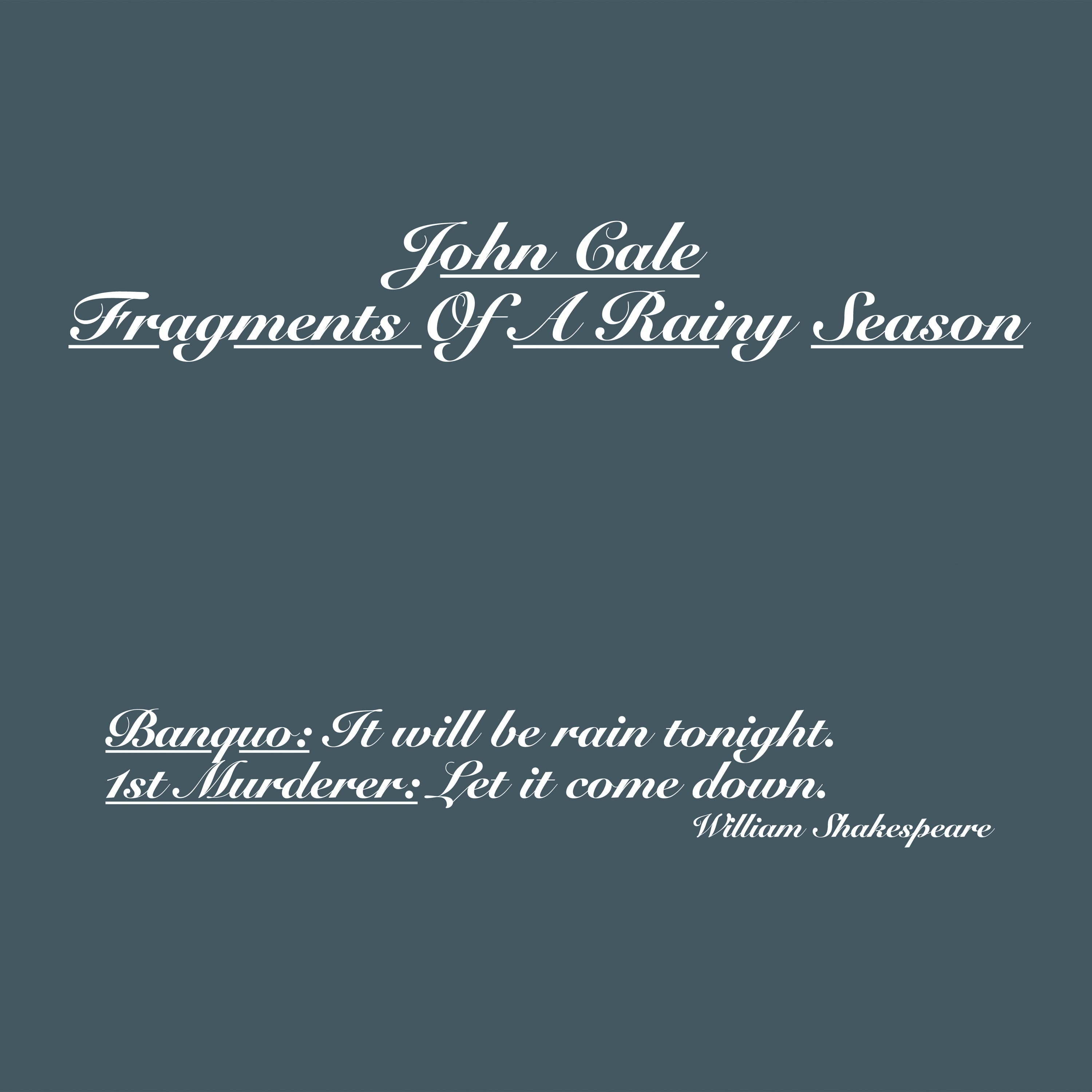 Fragments Of A Rainy Season - 2xLP