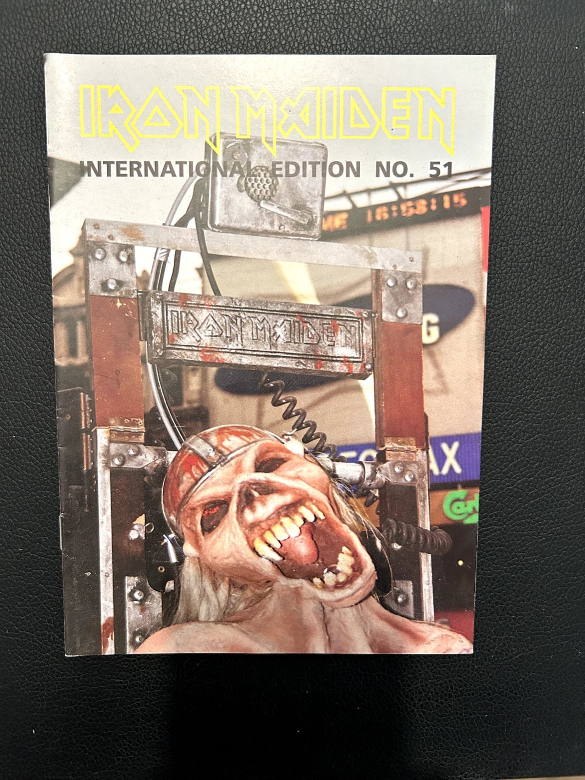Iron Maiden Bruce Dickinson Magazine Official Fan Club Original Vintage No. 51