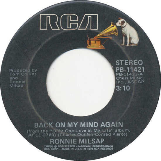 Ronnie Milsap - Back On My Mind Again (2LP) (VINYL SECOND-HAND)