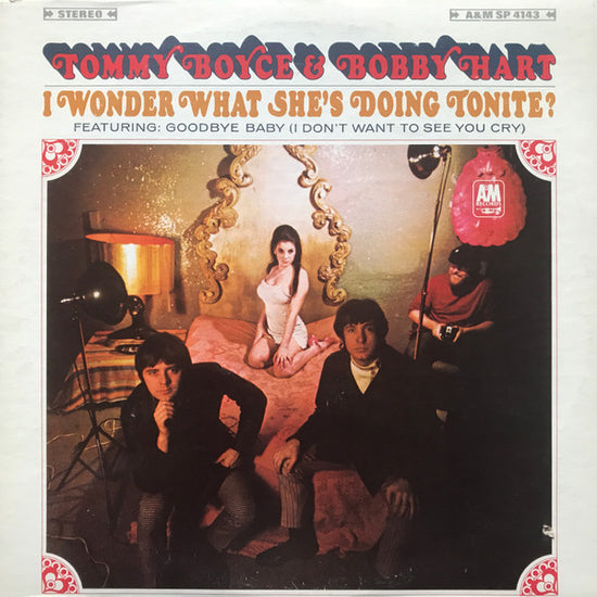 Tommy Boyce & Bobby Hart - I Wonder What She's Doing Tonite? (VINYL SECOND-HAND)
