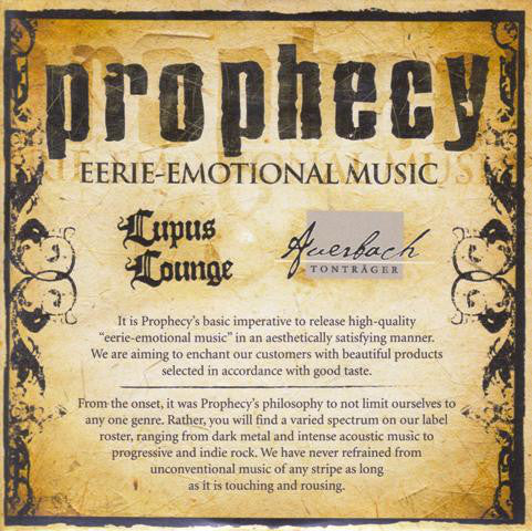 Eerie-Emotional Music - CD