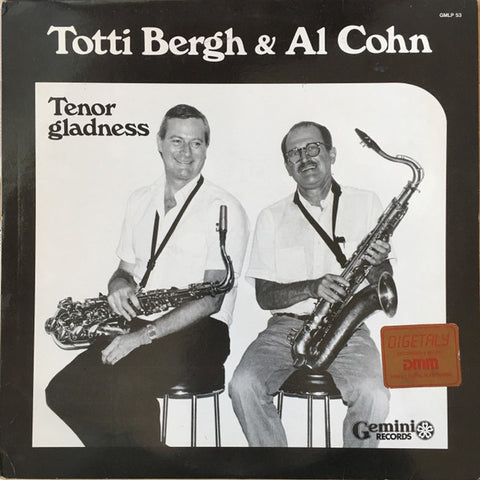Totti Bergh & Al Cohn – Tenor Gladness (VINYL SECOND-HAND)