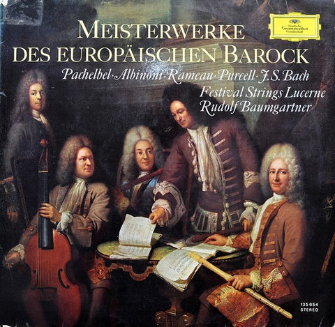 Pachelbel · Albinoni · Rameau · Purcell · J.S. Bach ‎- Meisterwerke Des Europäischen Barock (VINYL SECOND-HAND)