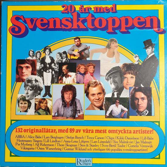Div. Artister - 20 År Med Svensktoppen 8LP Vinyl Box (SECOND-HAND)